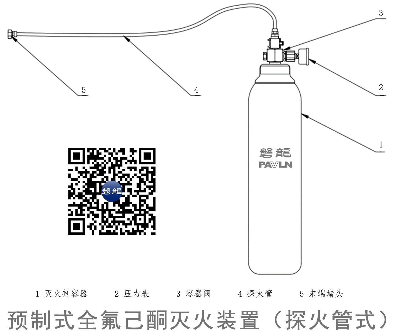 预制式全氟己酮灭火装置（探火管式）